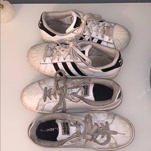 TWO PAIRS OF ADIDAS